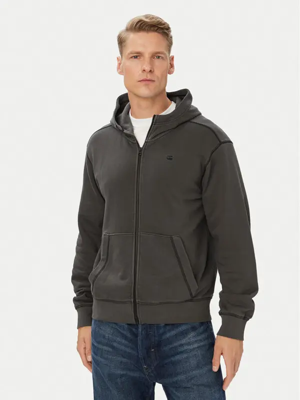 G-Star Raw G-Star Raw Majica dugih rukava Unit D30718 D969 Crna Regular Fit