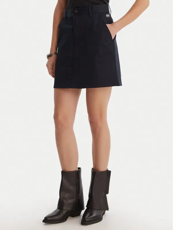 G-Star Raw G-Star Raw Mini suknja D29095-5126 Tamnoplava Regular Fit