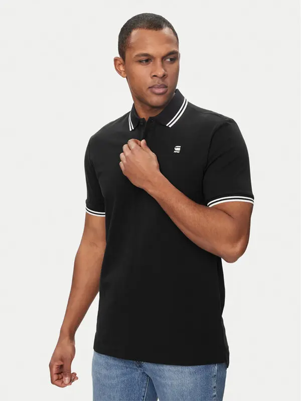 G-Star Raw G-Star Raw Polo Dunda D17127-5864 Crna Slim Fit