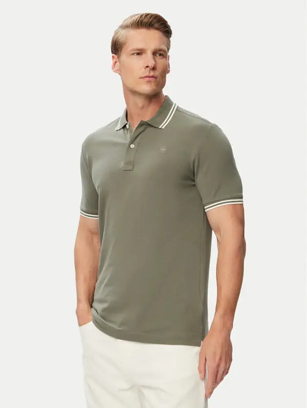 G-Star Raw G-Star Raw Polo Dunda D17127-5864 Zelena Slim Fit