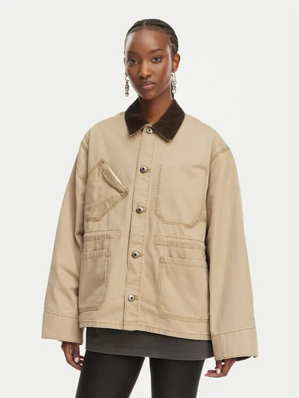 G-Star Raw G-Star Raw Prijelazna jakna Boyfriend Barn D28436-E347 Bež Relaxed Fit
