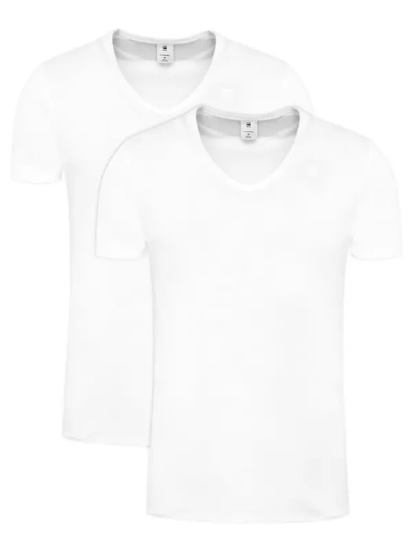 G-Star Raw G-Star Raw Set t-shirt majica﻿ Base D07207-124 Bijela Slim Fit