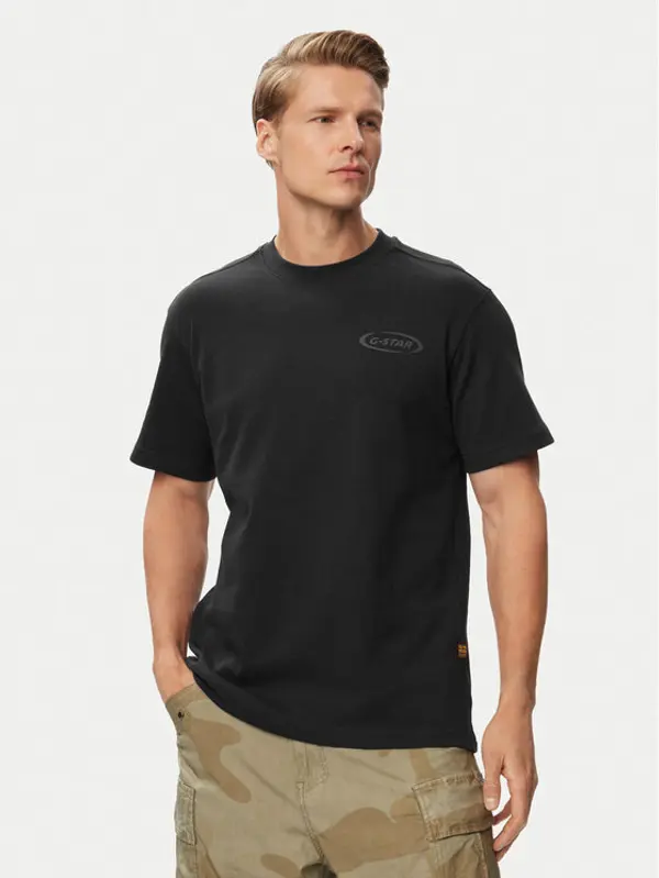 G-Star Raw G-Star Raw T-shirt 90s Logo D28921-D976 Crna Regular Fit