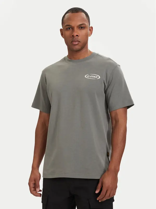 G-Star Raw G-Star Raw T-shirt 90s Logo D28921-D976 Tamno zelena Regular Fit