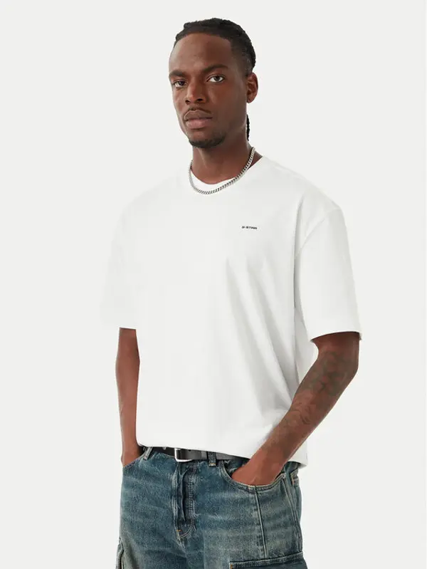 G-Star Raw G-Star Raw T-shirt Back D28884-E385 Bijela Relaxed Fit