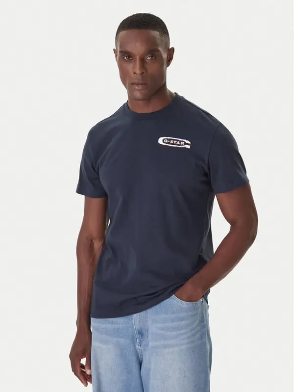G-Star Raw G-Star Raw T-shirt Back Gr Arch D26047-C336 Crna Regular Fit