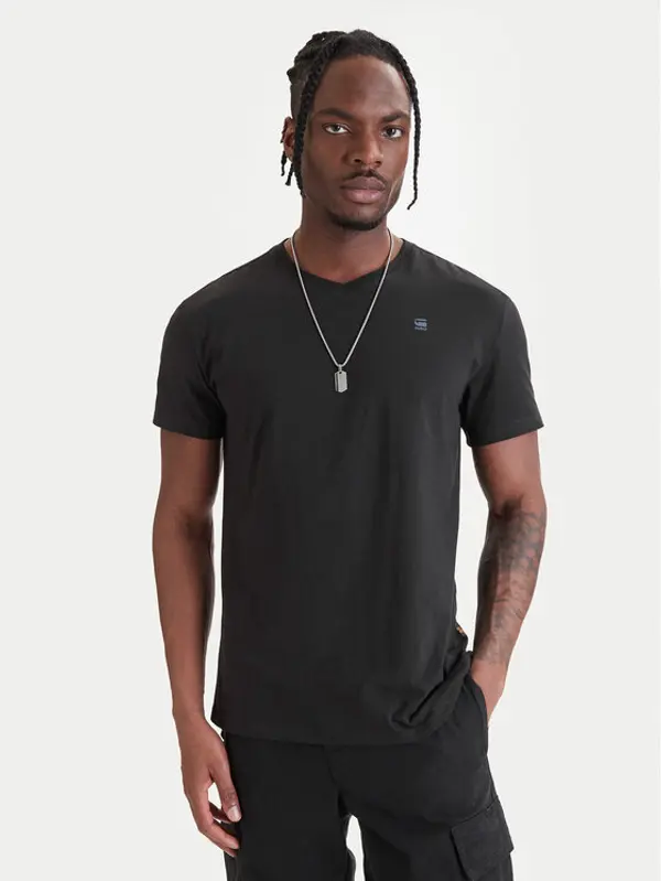 G-Star Raw G-Star Raw T-shirt Base-S D16412-336-6484 Crna Regular Fit