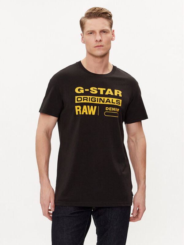G-Star Raw G-Star Raw T-shirt Graphic 8 R T S\s D14143-336-6484 Crna Regular Fit