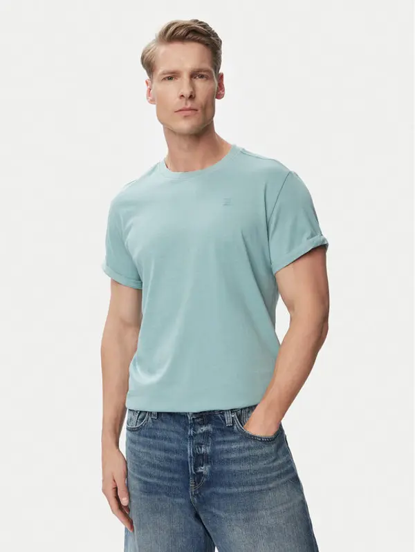 G-Star Raw G-Star Raw T-shirt Lash D16396-2653 Tirkizna Regular Fit