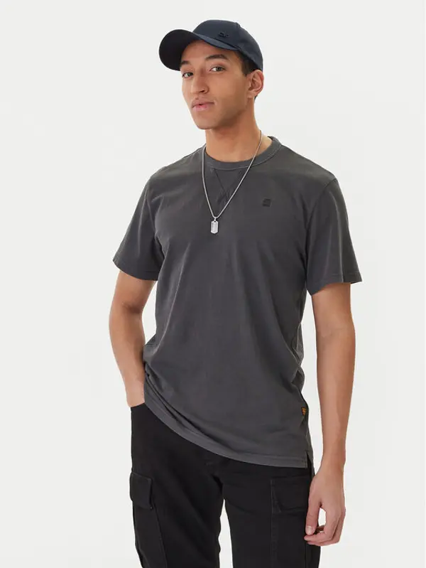 G-Star Raw G-Star Raw T-shirt Nifous D24449-2653 Crna Regular Fit