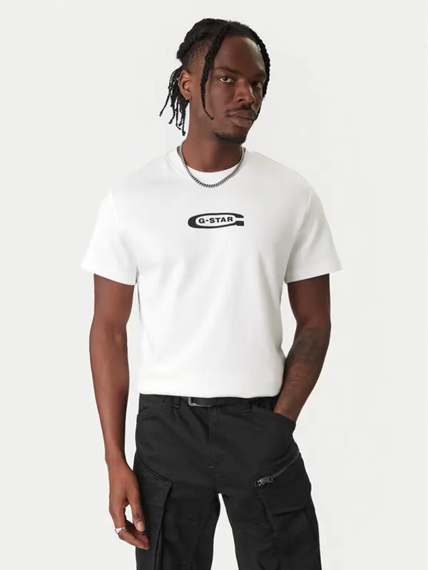 G-Star Raw G-Star Raw T-shirt Old Skool D25967-C812 110 Bijela Regular Fit