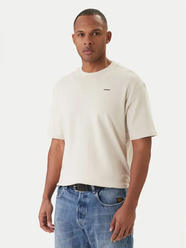 G-Star Raw G-Star Raw T-shirt Rib D28699-C812 Bijela Relaxed Fit