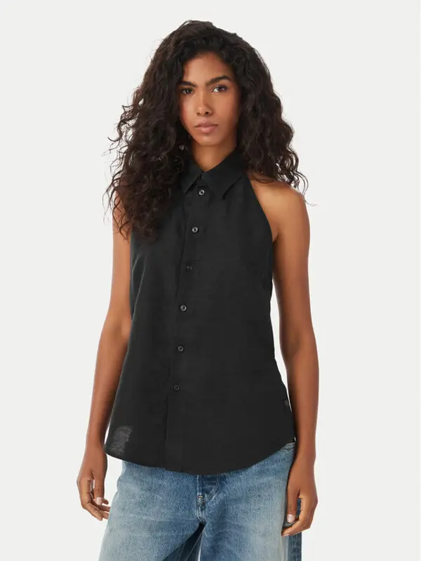 G-Star Raw G-Star Raw Top Fluid D29383-E515 Crna Regular Fit