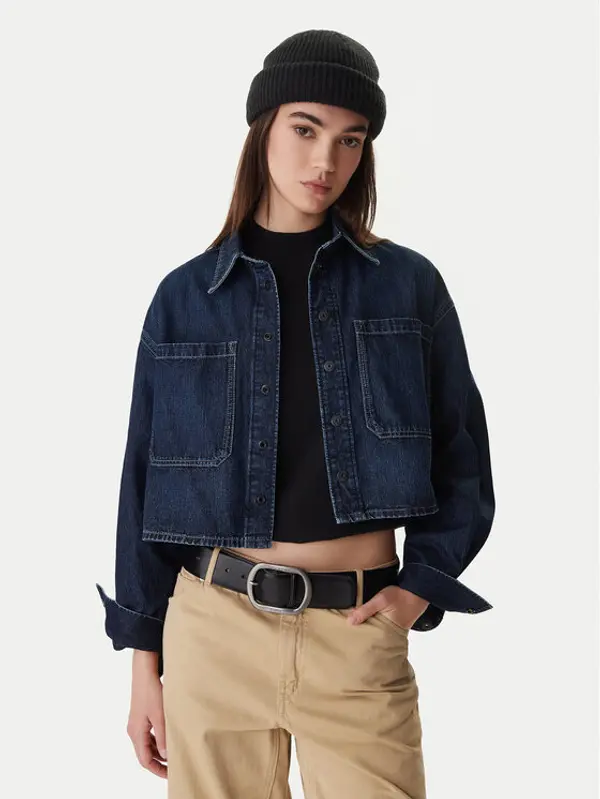 G-Star Raw G-Star Raw traper košulja D26851-E090 Tamnoplava Boxy Fit