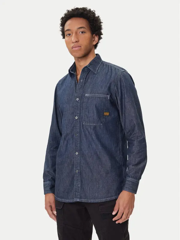 G-Star Raw G-Star Raw traper košulja D27083-D539 Tamnoplava Regular Fit