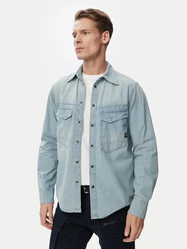G-Star Raw G-Star Raw traper košulja Dakota  D23006-E356 Plava Regular Fit