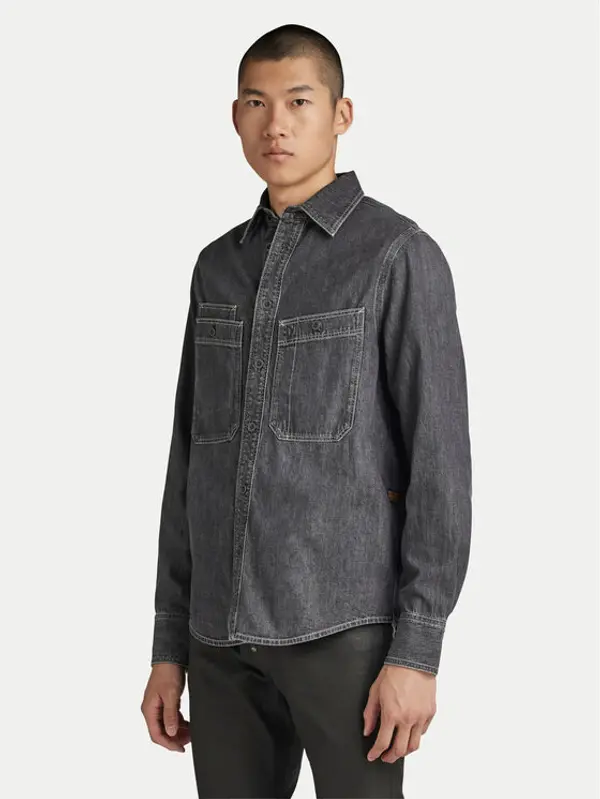 G-Star Raw G-Star Raw traper košulja Nimes D23009-D540 Siva Regular Fit