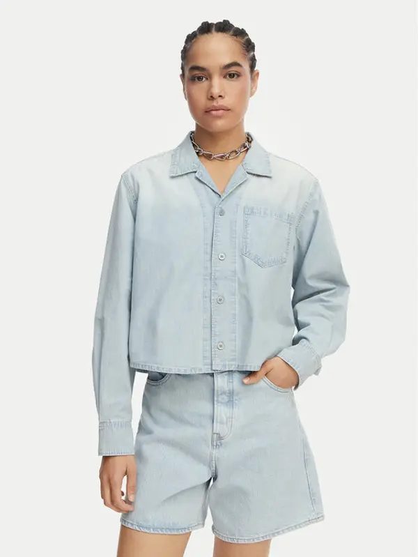 G-Star Raw G-Star Raw traper košulja Resort D29076-E356 Svijetlo plava Relaxed Fit