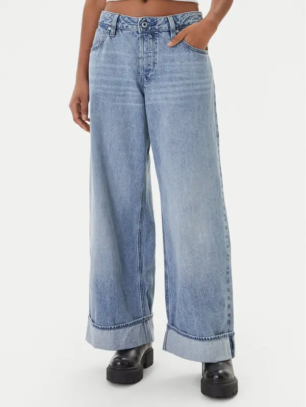 G-Star Raw G-Star Raw Traperice Roxx D28394-D536 Svijetloplava Wide Leg