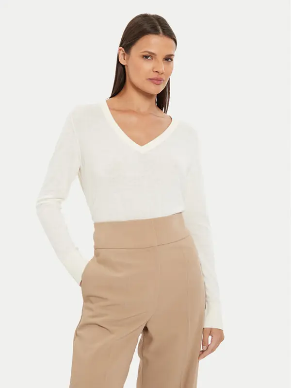 Gant Gant Džemper 4803187 Écru Regular Fit