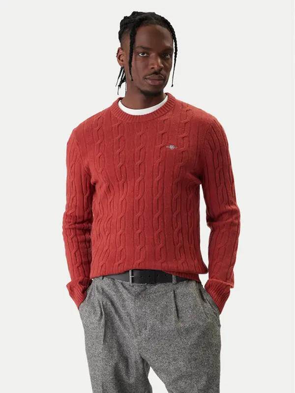 Gant Gant Džemper 8050213 Crvena Regular Fit