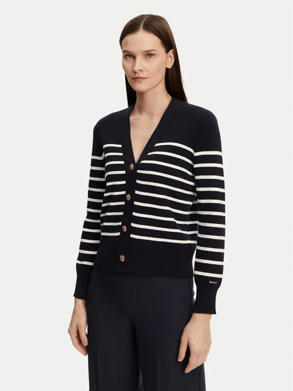 Gant Gant Kardigan 4805319 Tamnoplava Regular Fit