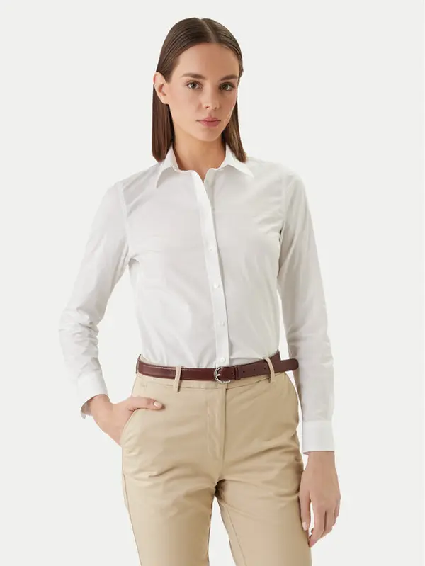 Gant Gant Košulja 4300486 Bijela Slim Fit