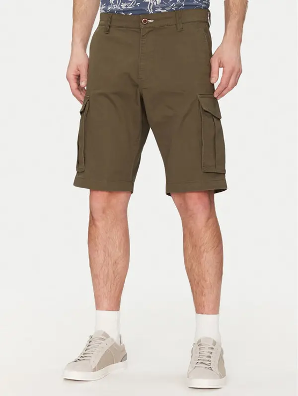Gant Gant Kratke hlače 205069 Kaki Relaxed Fit