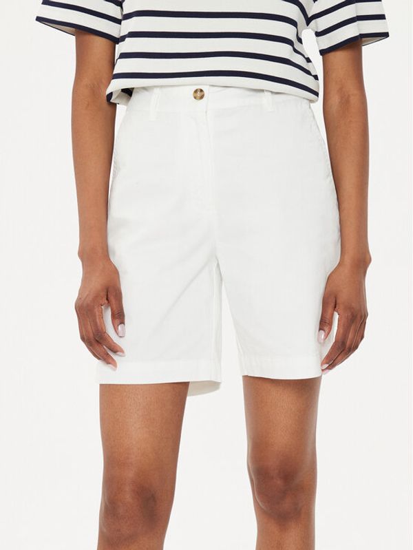 Gant Gant Kratke hlače Chino 4020078 Écru Slim Fit