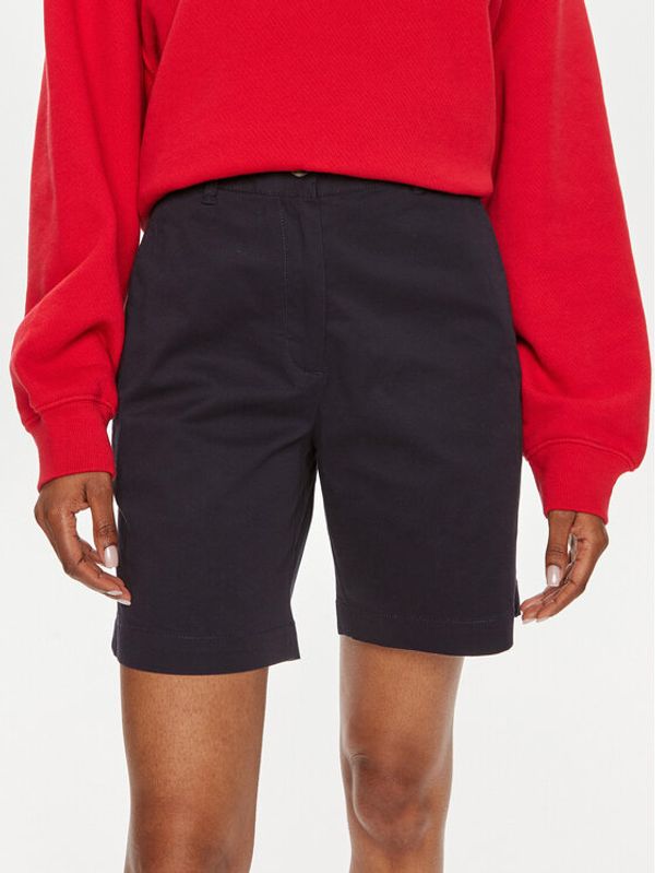 Gant Gant Kratke hlače Chino 4020078 Tamnoplava Slim Fit