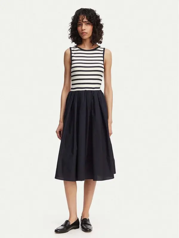 Gant Gant Ljetna haljina 4503509 Tamnoplava A-Line Fit