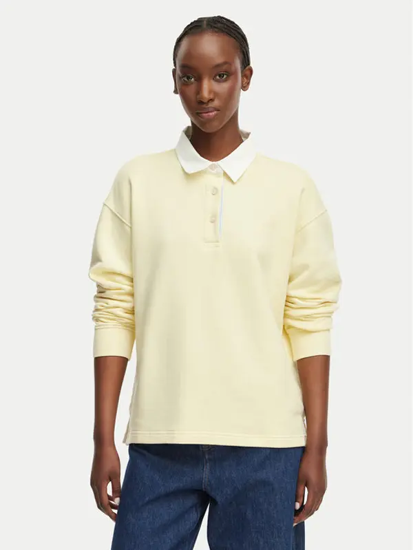 Gant Gant Majica dugih rukava 4201436 Žuta Regular Fit