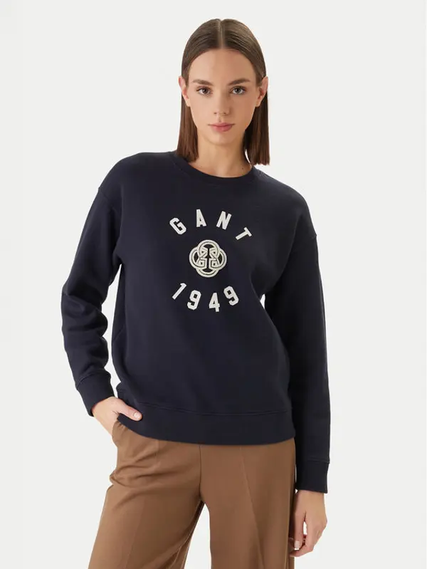 Gant Gant Majica dugih rukava 4201485 Tamnoplava Regular Fit
