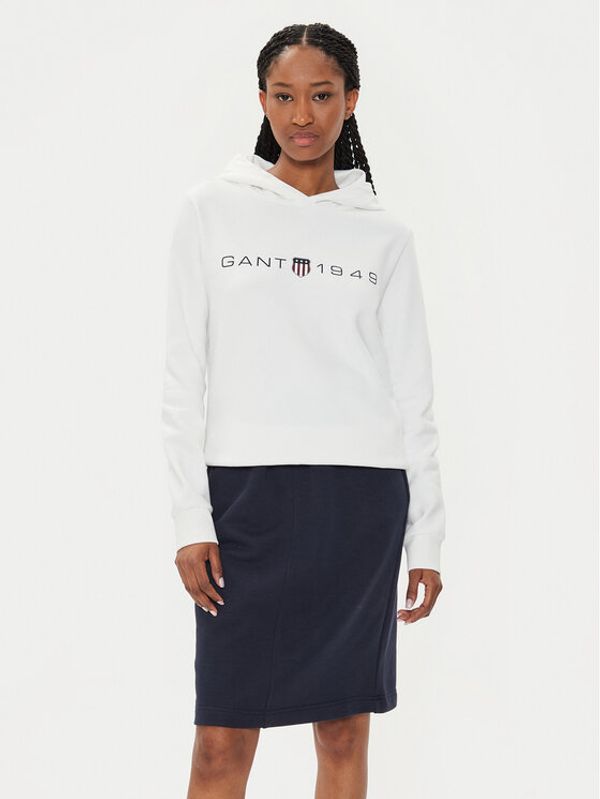 Gant Gant Majica dugih rukava Archive Shield 4200756 Bijela Regular Fit