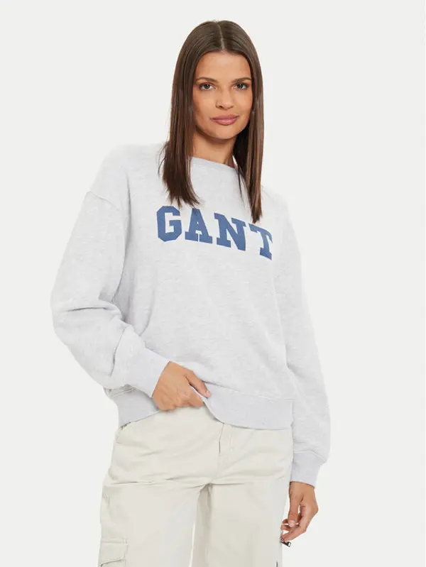 Gant Gant Majica dugih rukava Graphic 4200488 Siva Regular Fit