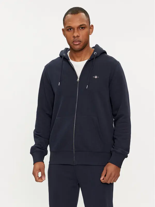 Gant Gant Majica dugih rukava Shield 2007059 Tamnoplava Regular Fit