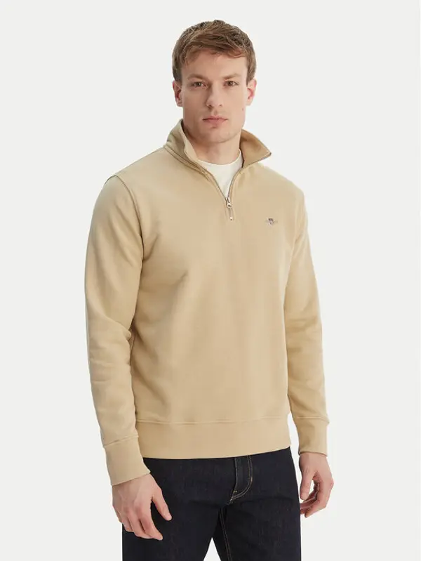 Gant Gant Majica dugih rukava Shield 2008005 Bež Regular Fit