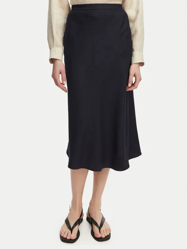 Gant Gant Midi suknja 4400231 Tamnoplava Regular Fit