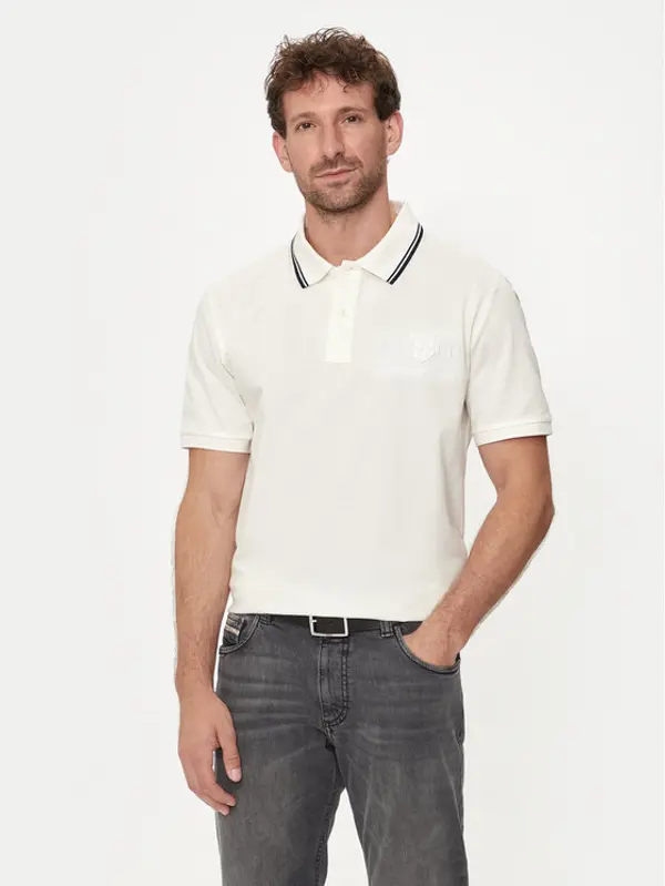 Gant Gant Polo Contrast 2013039 Écru Regular Fit