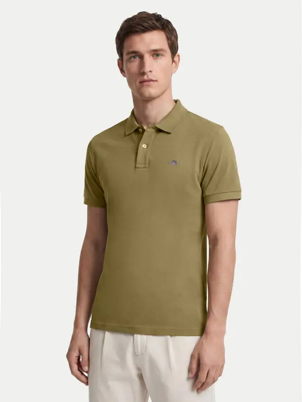 Gant Gant Polo Shield 2210 Tamno zelena Regular Fit