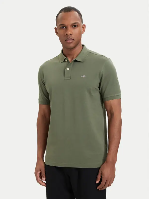 Gant Gant Polo Shield  2210 Tamno zelena Regular Fit