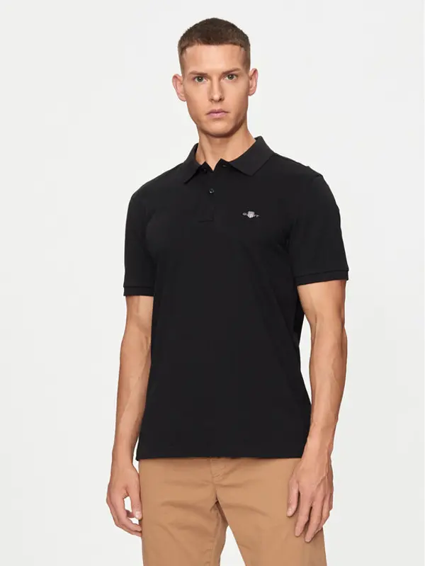 Gant Gant Polo Shield 2220 Crna Slim Fit