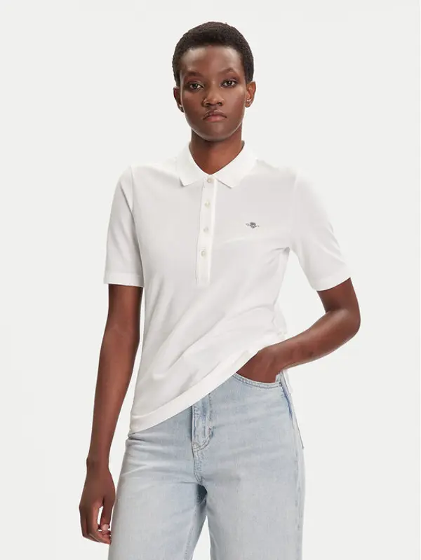 Gant Gant Polo Shield 4202231 Écru Slim Fit