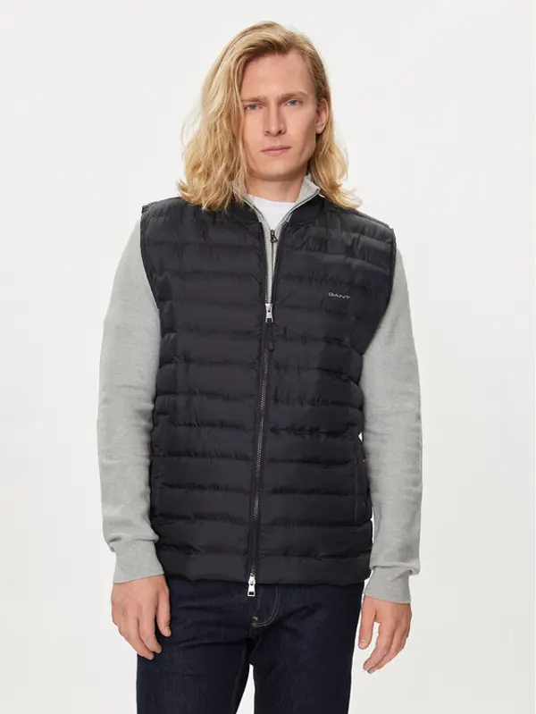 Gant Gant Prsluk 7006301 Crna Regular Fit