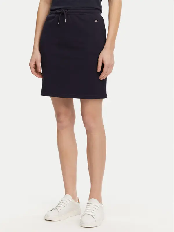 Gant Gant sportska suknja 4200274 Tamnoplava Regular Fit