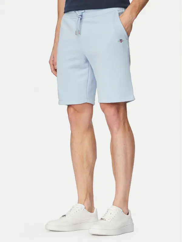 Gant Gant Sportske kratke hlače 2009027 Svijetlo plava Regular Fit