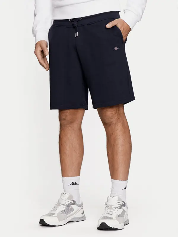 Gant Gant Sportske kratke hlače Shield 2009027 Tamnoplava Regular Fit