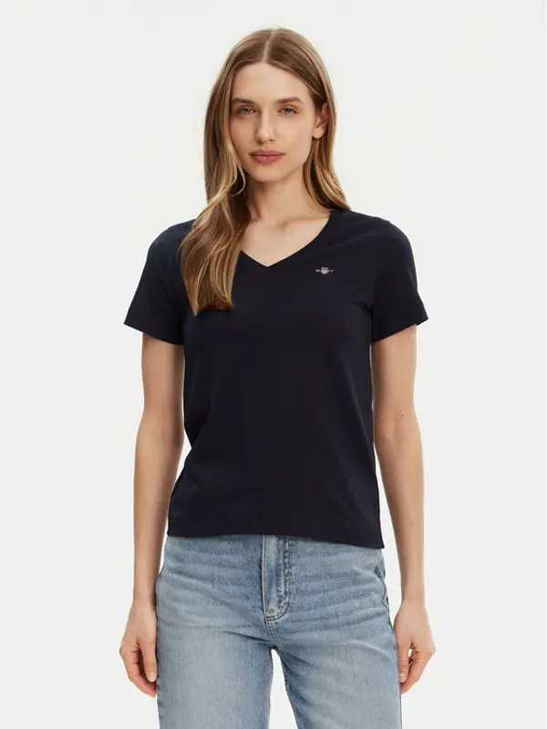 Gant Gant T-shirt Shield 4200750 Tamnoplava Regular Fit