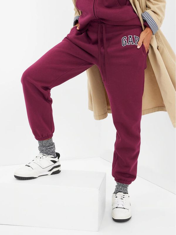 Gap Gap Donji dio trenerke 463492-03 Tamnocrvena Regular Fit