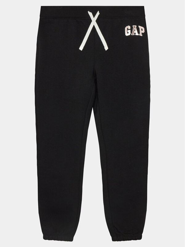 Gap Gap Donji dio trenerke 464550-00 Crna Regular Fit